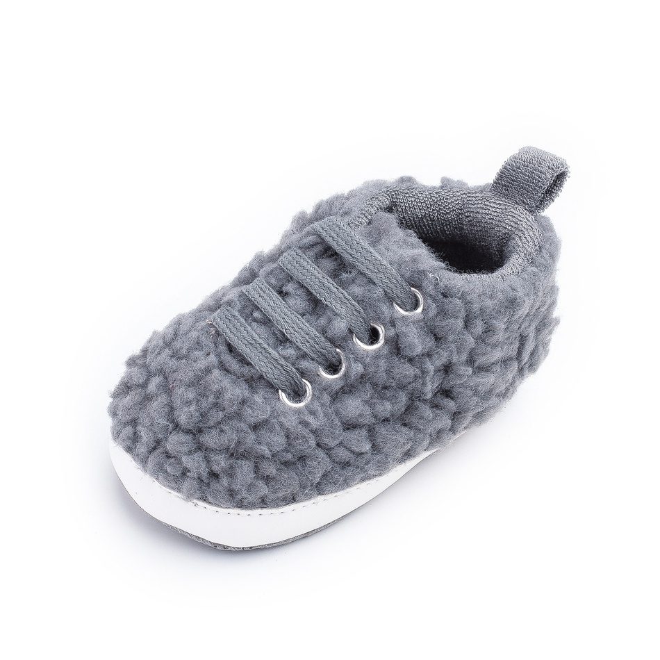 Baby / Toddler Furry Polarfleece Solid Prewalker Shoes